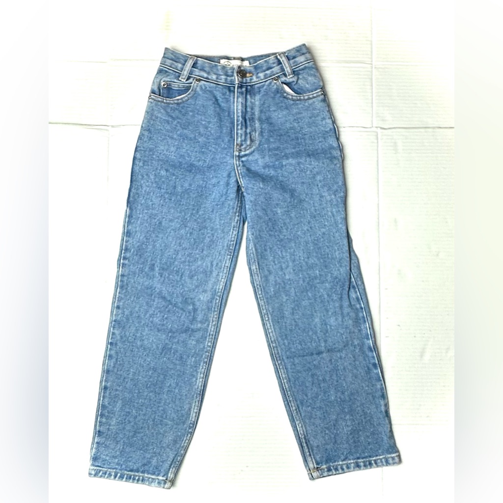 Vintage Arizona Relaxed Fit Kids Boys Blue Jeans 8 Slim Denim Straight Leg Y2k